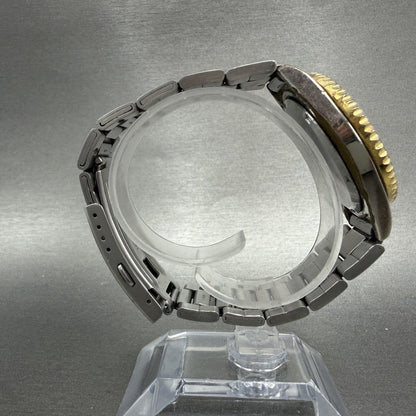 Armitron Pro All Sport Dive Watch Men 37mm Black Dial Two Tone Daydate New Batt8