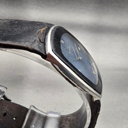 Skagen Denmark Watch Men 26mm MOP Dial Silver Tone Rectangle 649SSLB New Batt3