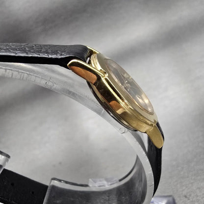 Seiko Watch Women 22mm Black Dial Gold Tone Round 1N01-0A19 New Battery Vintage3