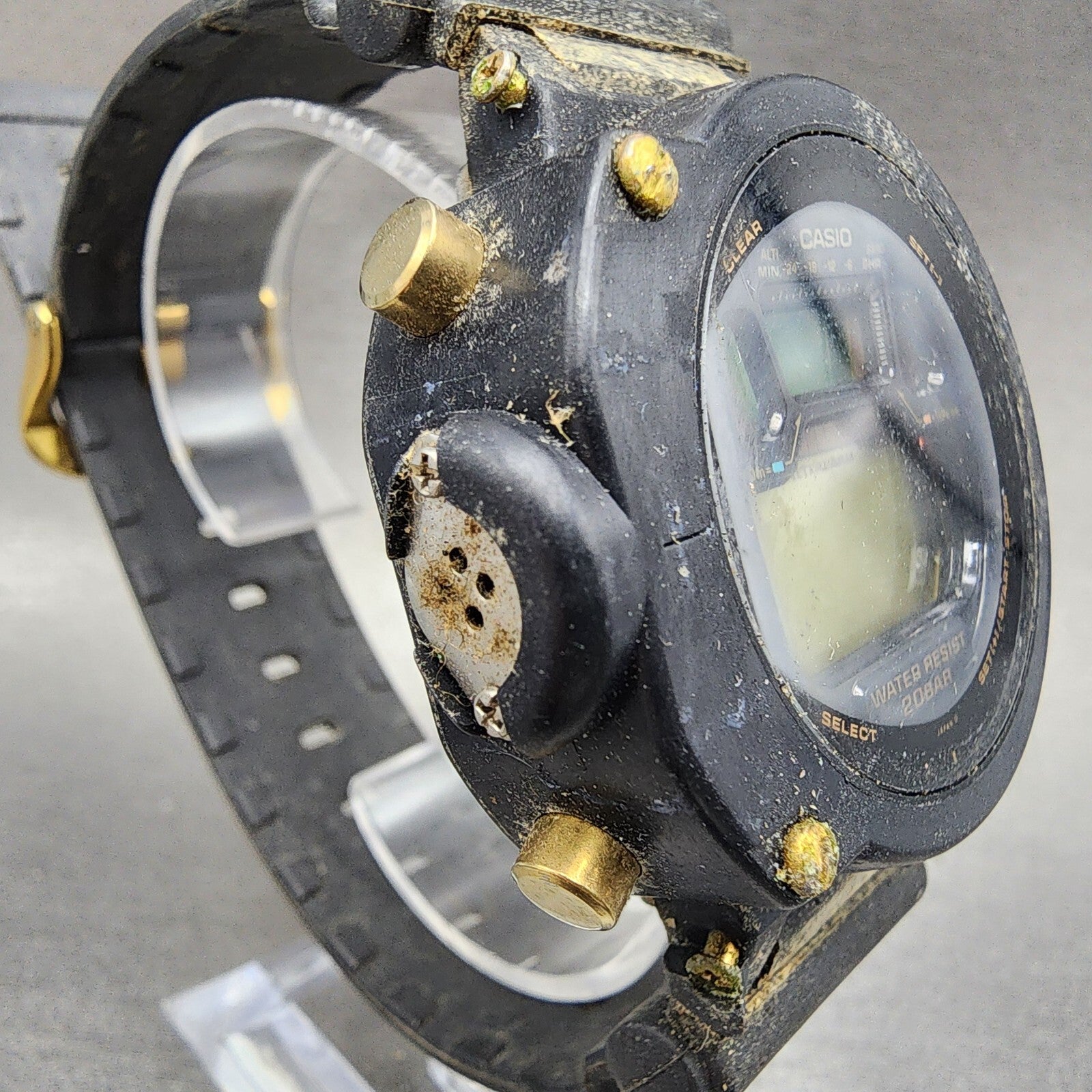 Casio GShock DW6700 Watch Men 46mm Digital Black Tone Round PARTS4