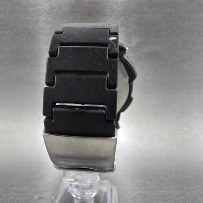 Casio Protrek Watch Men 48mm Gray Dial Black Triple Sensor Solar PAW-5000 Runs7