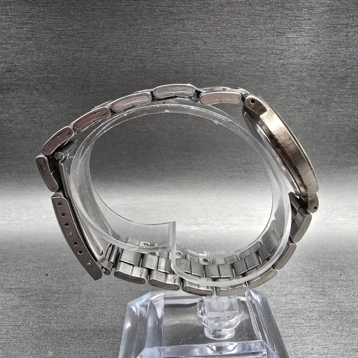 Seiko Alba Watch Men 33mm Blue Dial Silver Round V501-X101 New Battery JDM VTG8