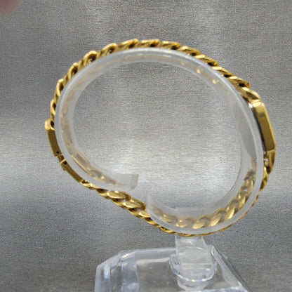 Seiko Watch Women 14mm Champagne Dial Gold Tone 2e205369 New Battery8