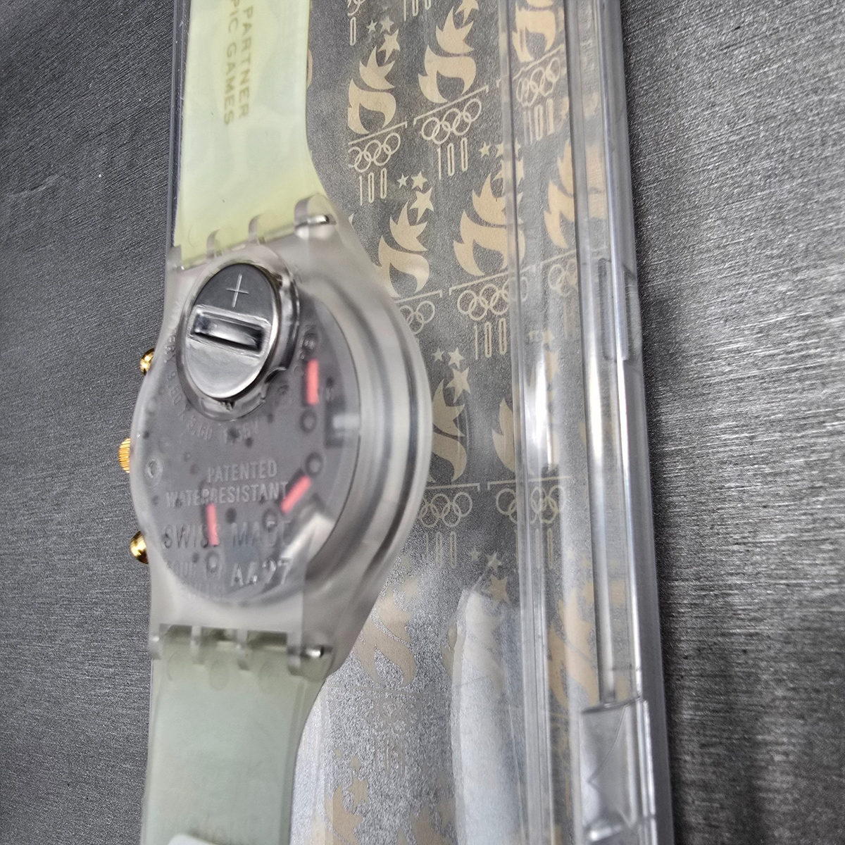 Swatch Chrono London 1948 Watch Men 43mm Blue Dial SCZ102 New Battery NOS9