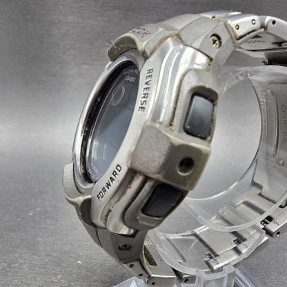 Casio G-Shock G-7300D Watch Men 47mm Silver Gray Alarm Chronograph Round Works2