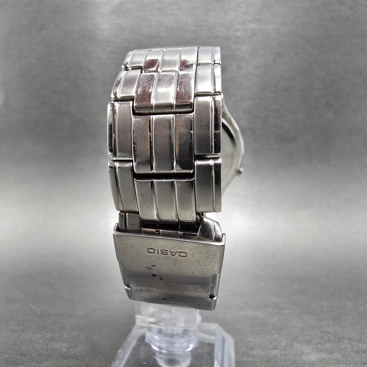 Casio Lineage LCW-M200 Watch Men 38mm White Dial Steel Analog Digital Solar JDM7