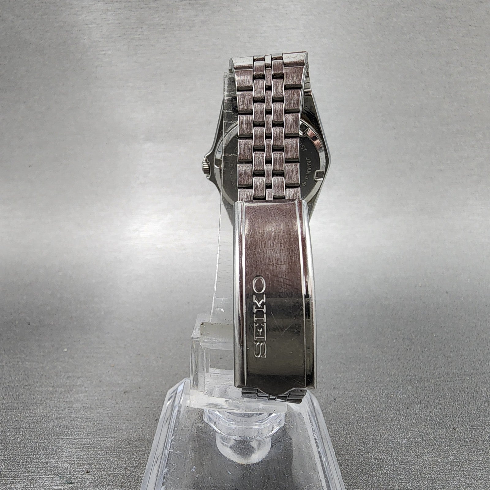Seiko SilverWave Watch Women 26mm Black Dial Steel Daydate 34230180 New Battery6