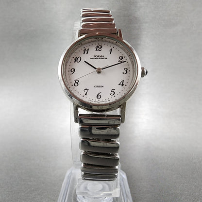 Citizen Forma Watch Women 24mm White Dial Silver Tone 5930-F90044 New Battery