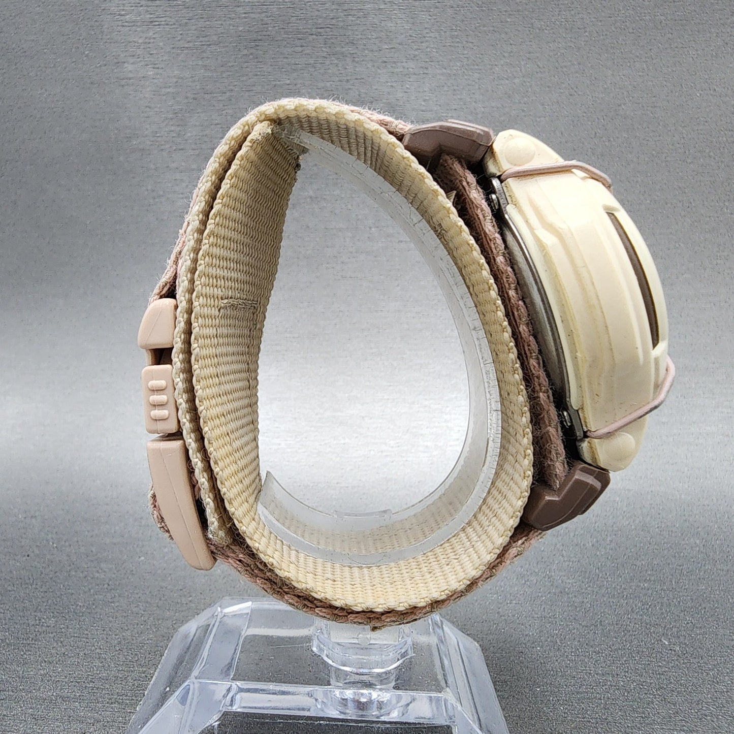 Casio BabyG BG31 Watch Women 40mm Cream Dial Brown Tone Round New Battery8