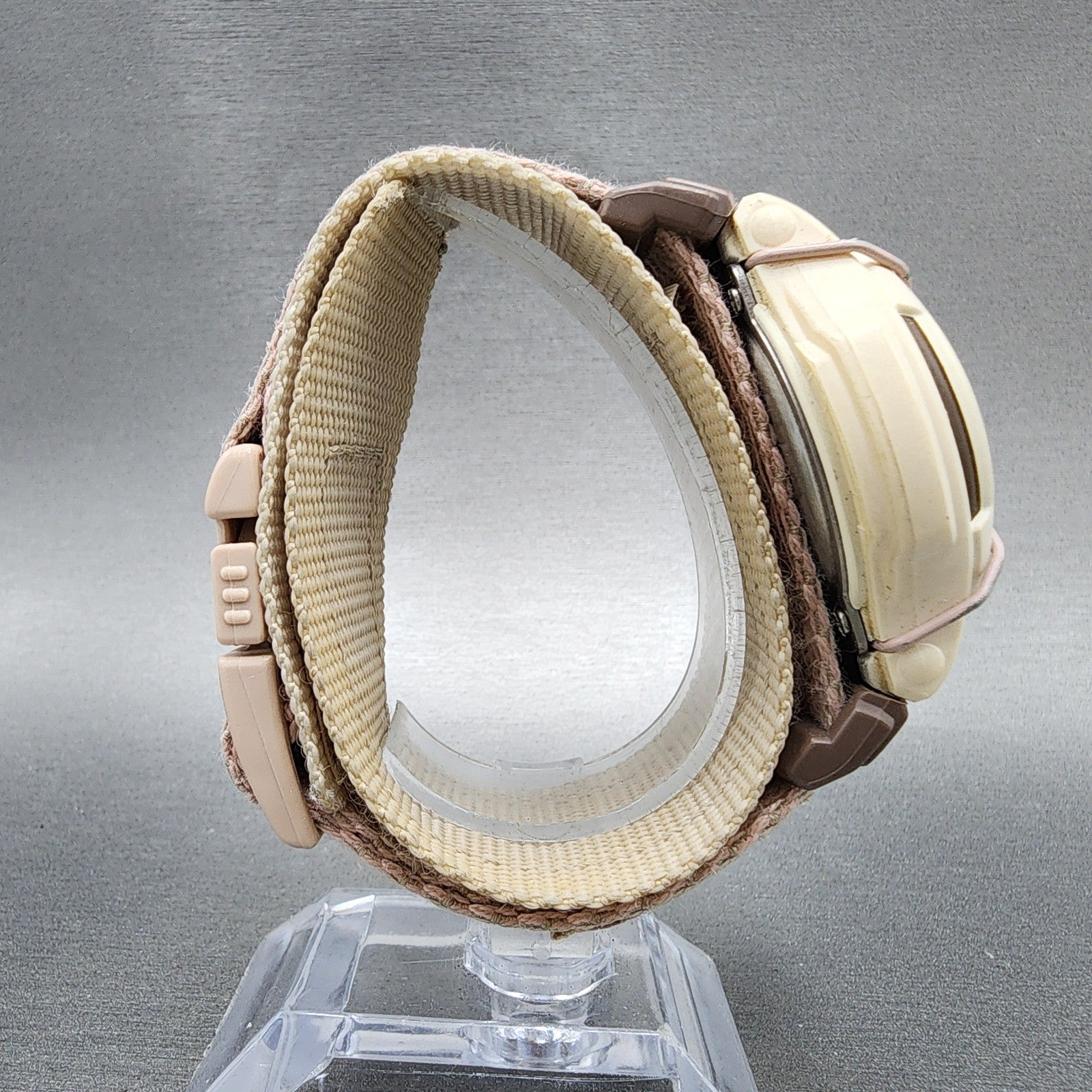 Casio BabyG BG31 Watch Women 40mm Cream Dial Brown Tone Round New Battery8