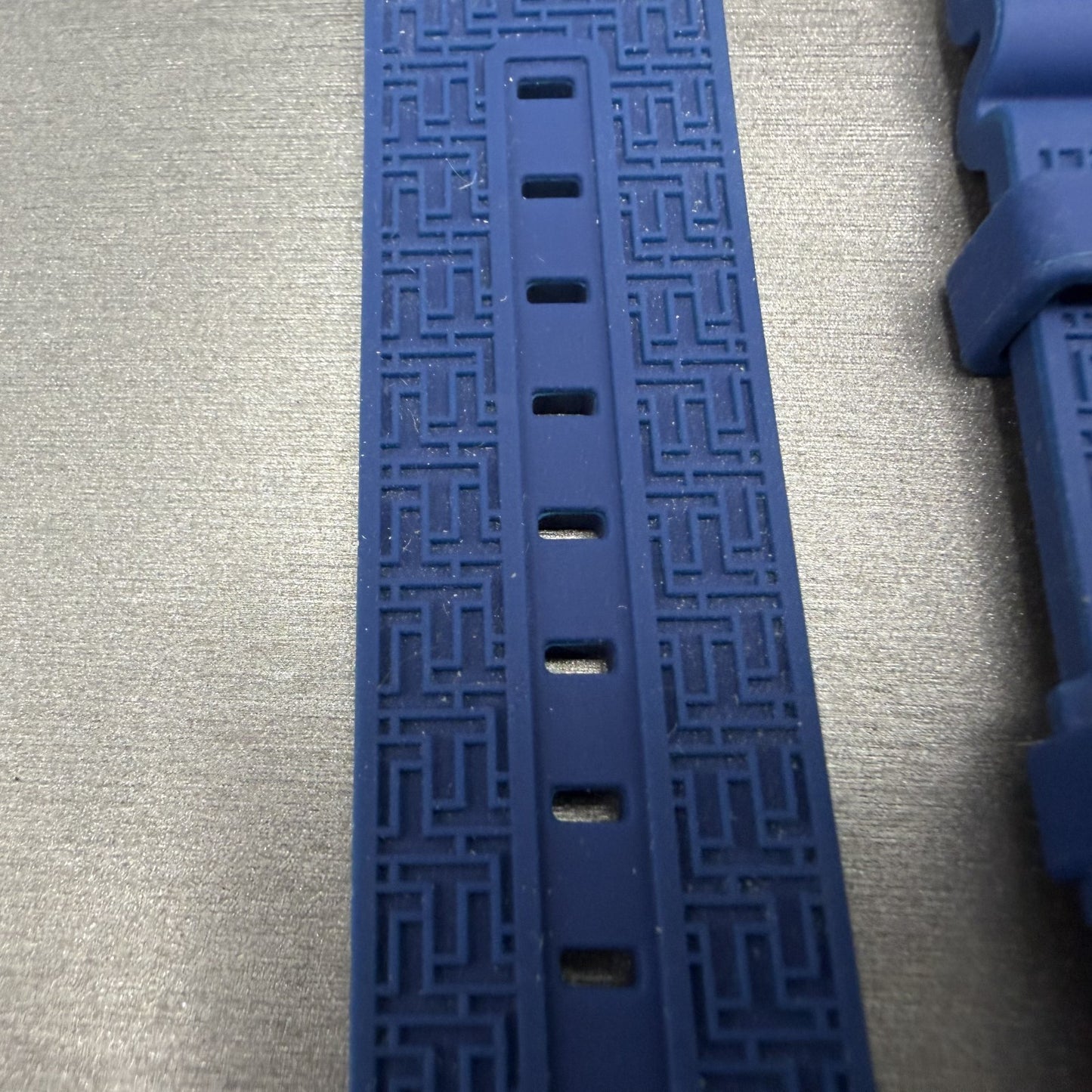 Tissot Blue Silicone Band 22mm T640.117 ZT QSQ Connected Two Piece Steel Buckle11