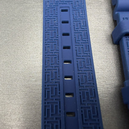 Tissot Blue Silicone Band 22mm T640.117 ZT QSQ Connected Two Piece Steel Buckle11