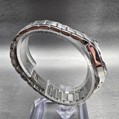 Bulova Marine Star Watch Women 25mm MOP Dial Silver Tone Date 96R24 New Battery8