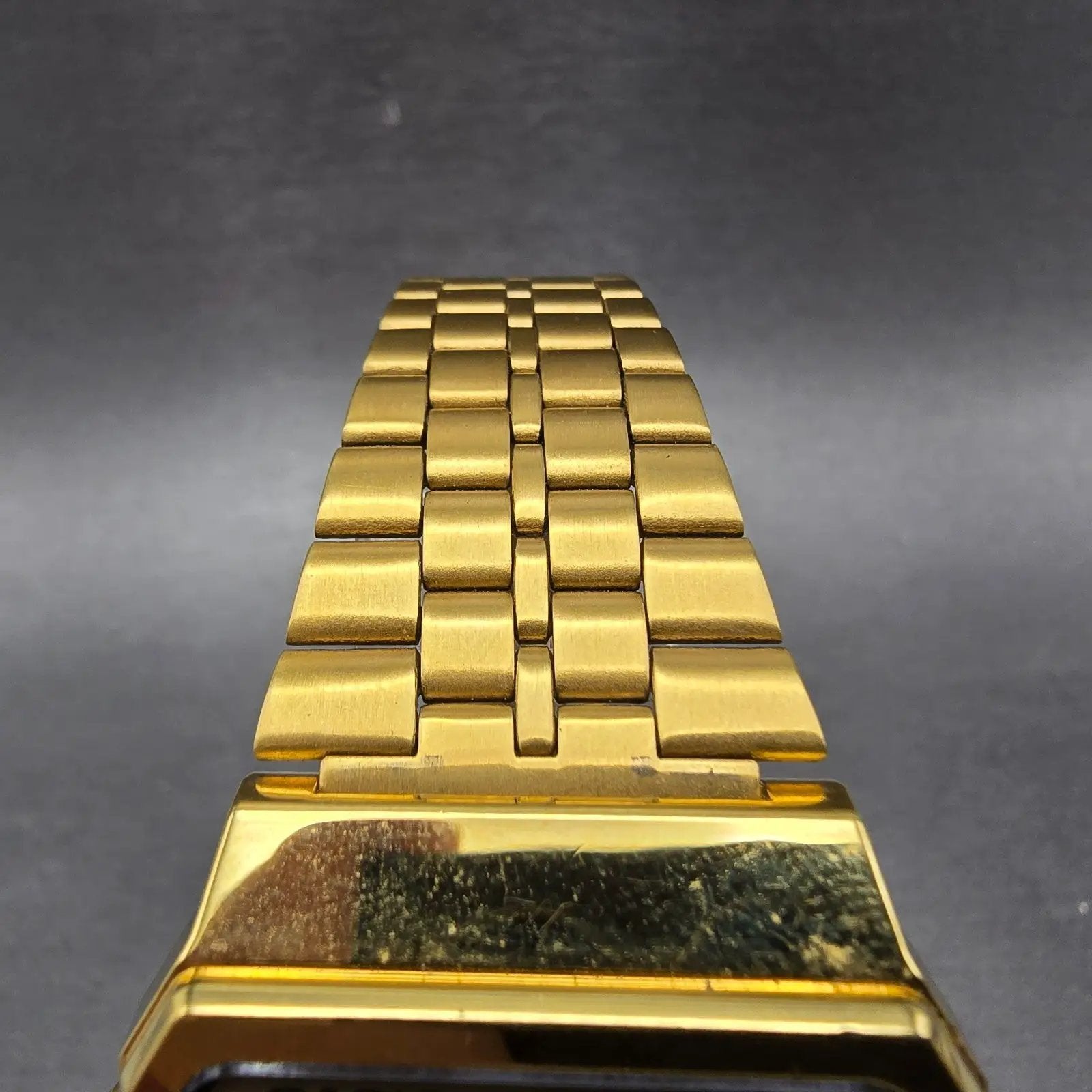 Casio World Time Watch Men 33mm Digital Gold Alarm Chronograph A500W New Battery4