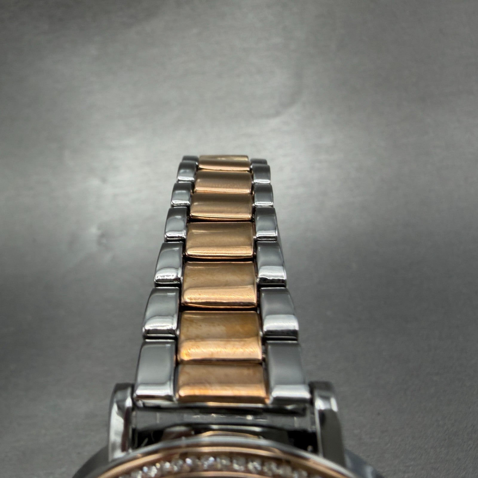 Michael Kors Pyper Watch Women 38mm White Dial Two Tone Round MK-4667 New Batt4