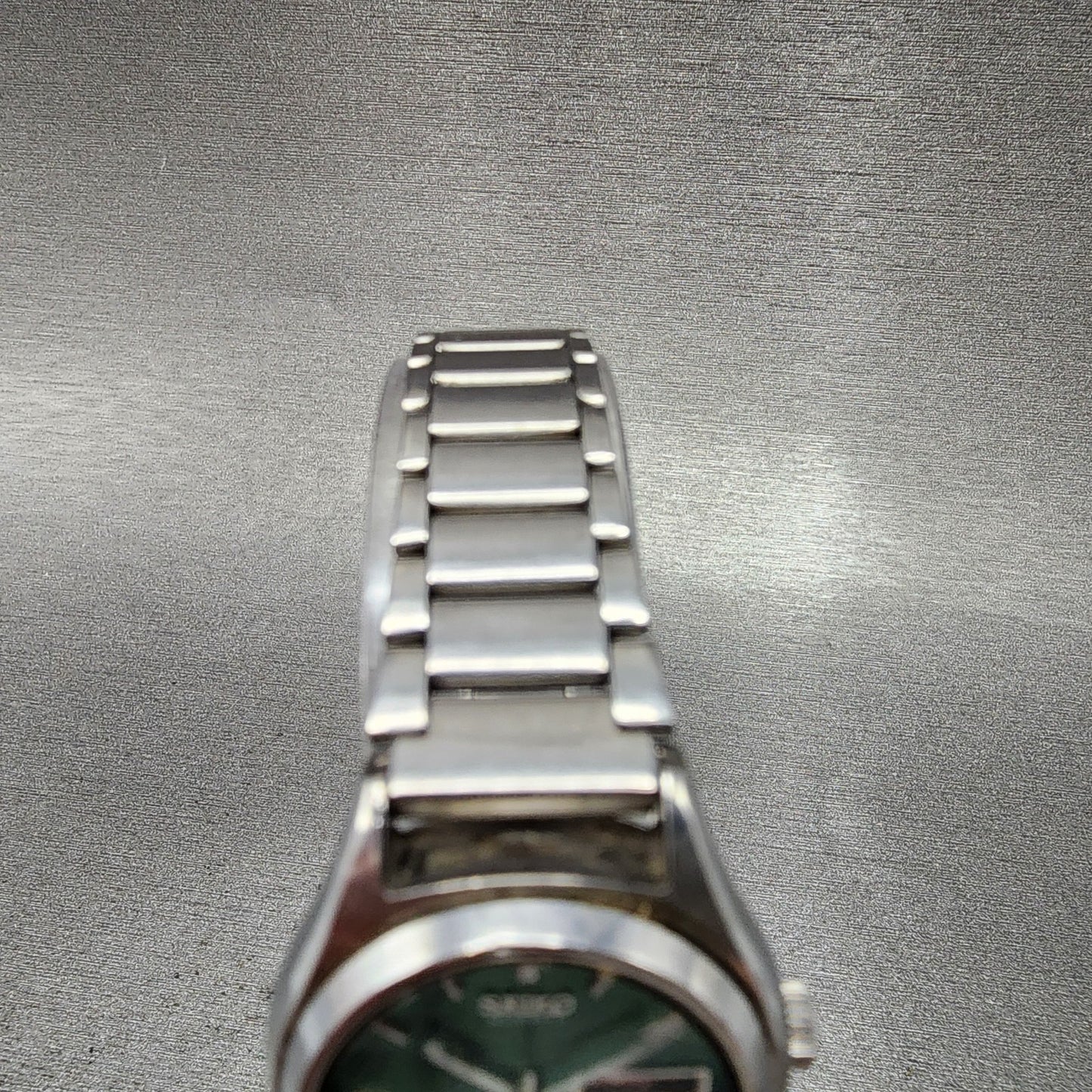 Seiko Watch Women 25mm Green Dial Silver Tone Daydate 43260070 New Battery4