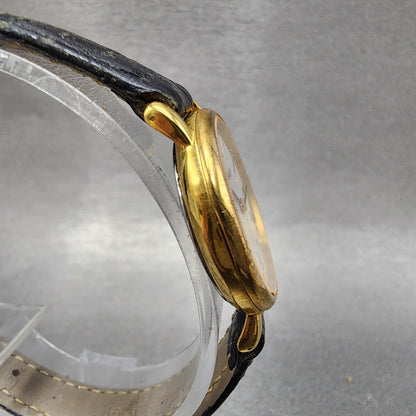 Tissot Watch Women 24mm White Dial Gold Tone Round T852K PARTS4