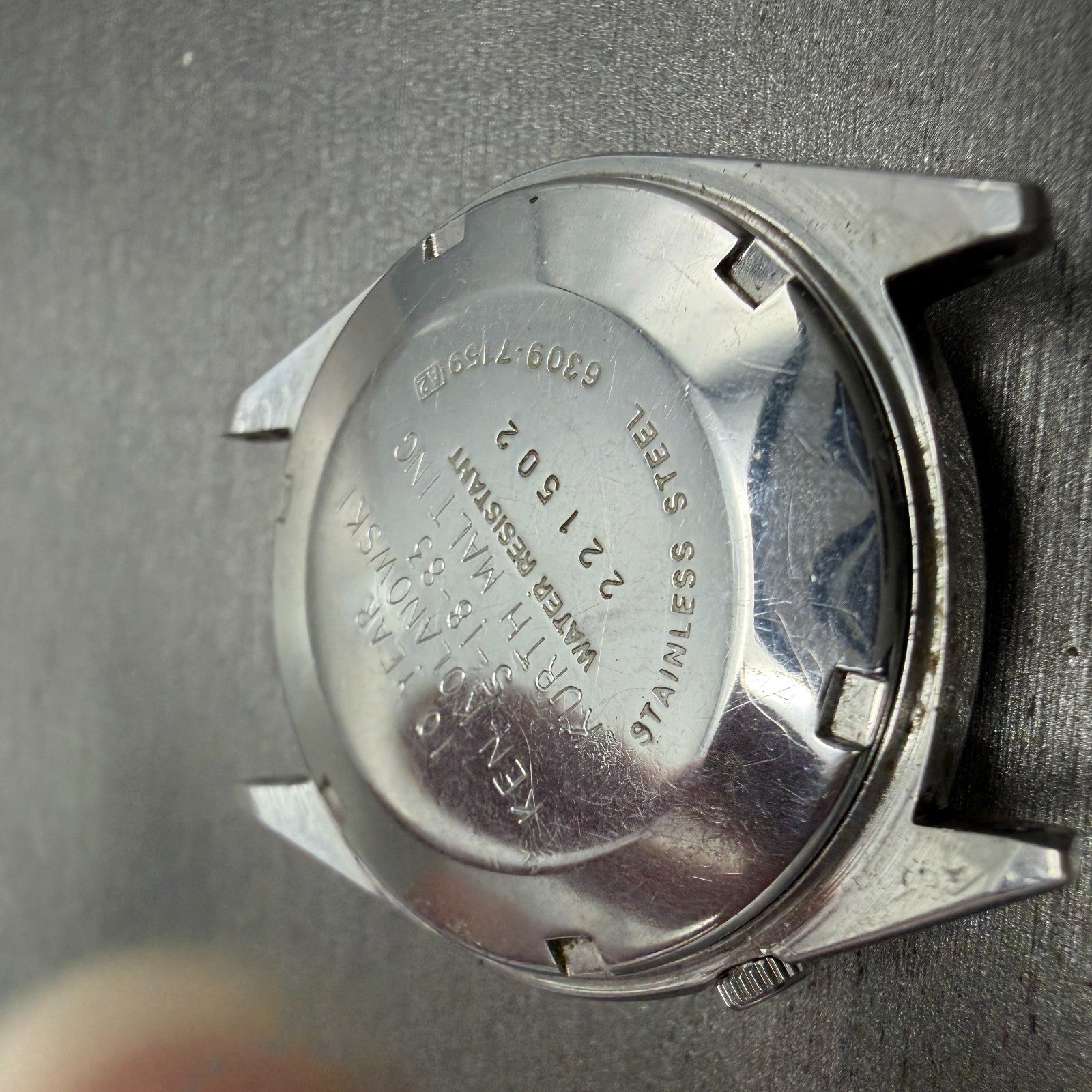 Seiko Automatic Watch Men 36mm Silver Dial Silver Tone Daydate 6309-7159 PARTS9