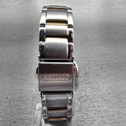Citizen Eco-Drive Watch Women 29mm Silver Dial Two Tone Round J730-S115965 Runs7