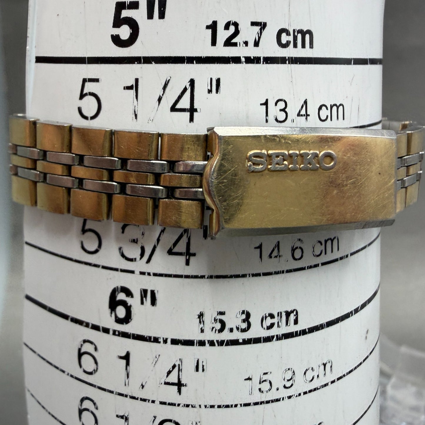 Seiko Automatic Watch Women 24mm Silver Dial Gold Tone Daydate 2906-0019 Runs10
