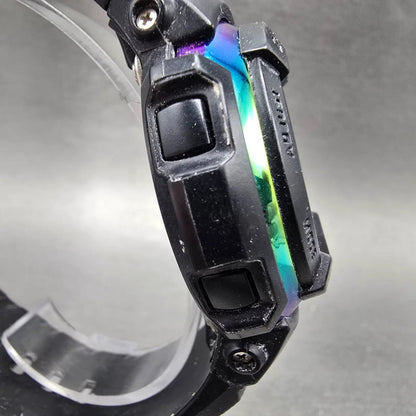 Casio G-Shock G-306X Watch Men 47mm Black Rainbow Alarm Analog Digital New Batt3