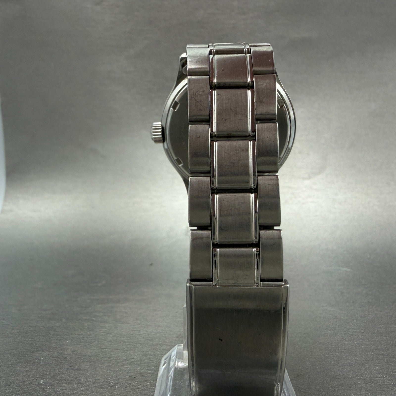 Seiko Alba Watch Men 38mm Blue Dial Silver Tone READ!!!! 7N43-0BA0 New Battery7