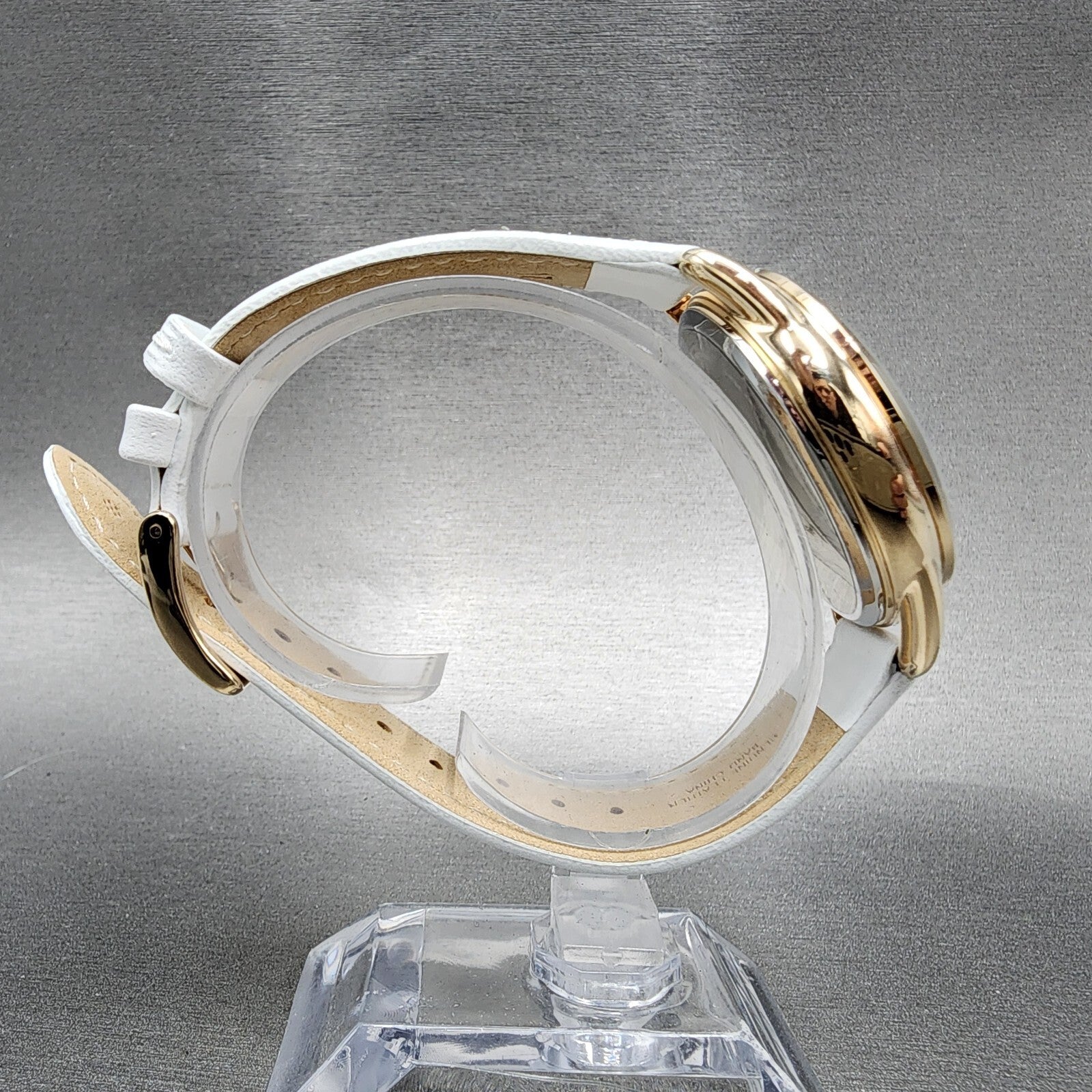 Citizen EcoDrive Watch Women 38mm Silver Dial Rose Gold Tone Daydate Round Runs10