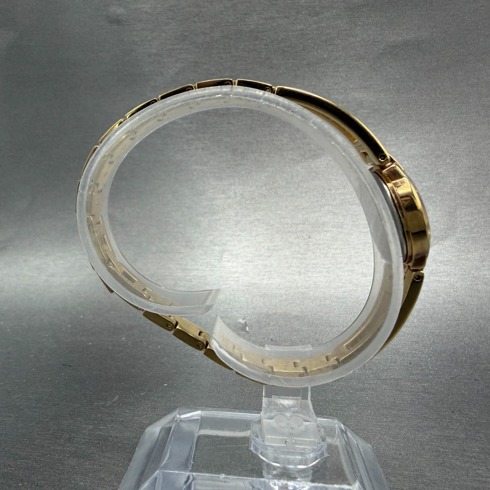 Seiko Watch Women 20mm Black Dial Gold Tone Round 1N00-0GM0 New Battery Vintage8