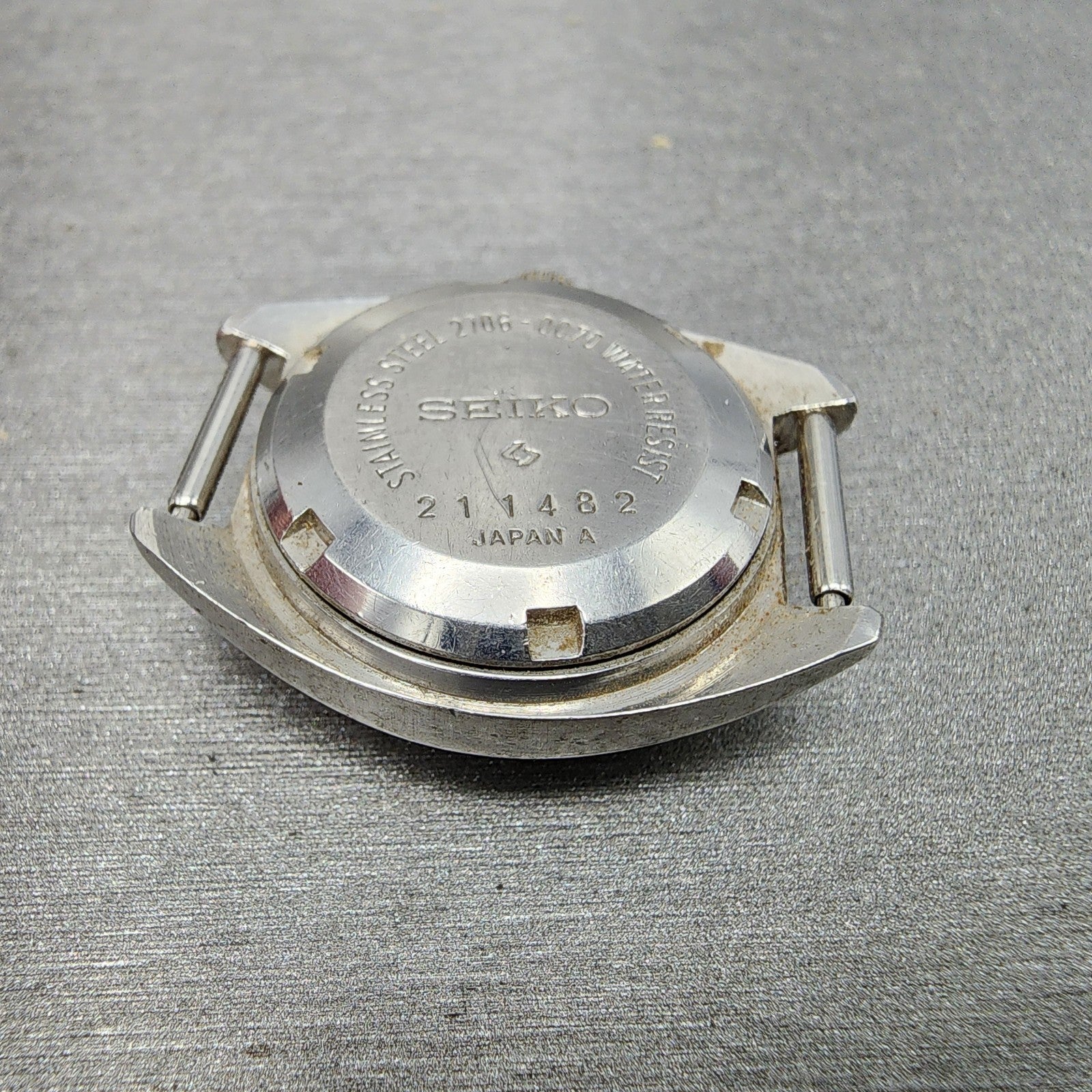 Seiko Automatic Watch Women 24mm Gray Dial Silver Tone Daydate 27060070 PARTS11
