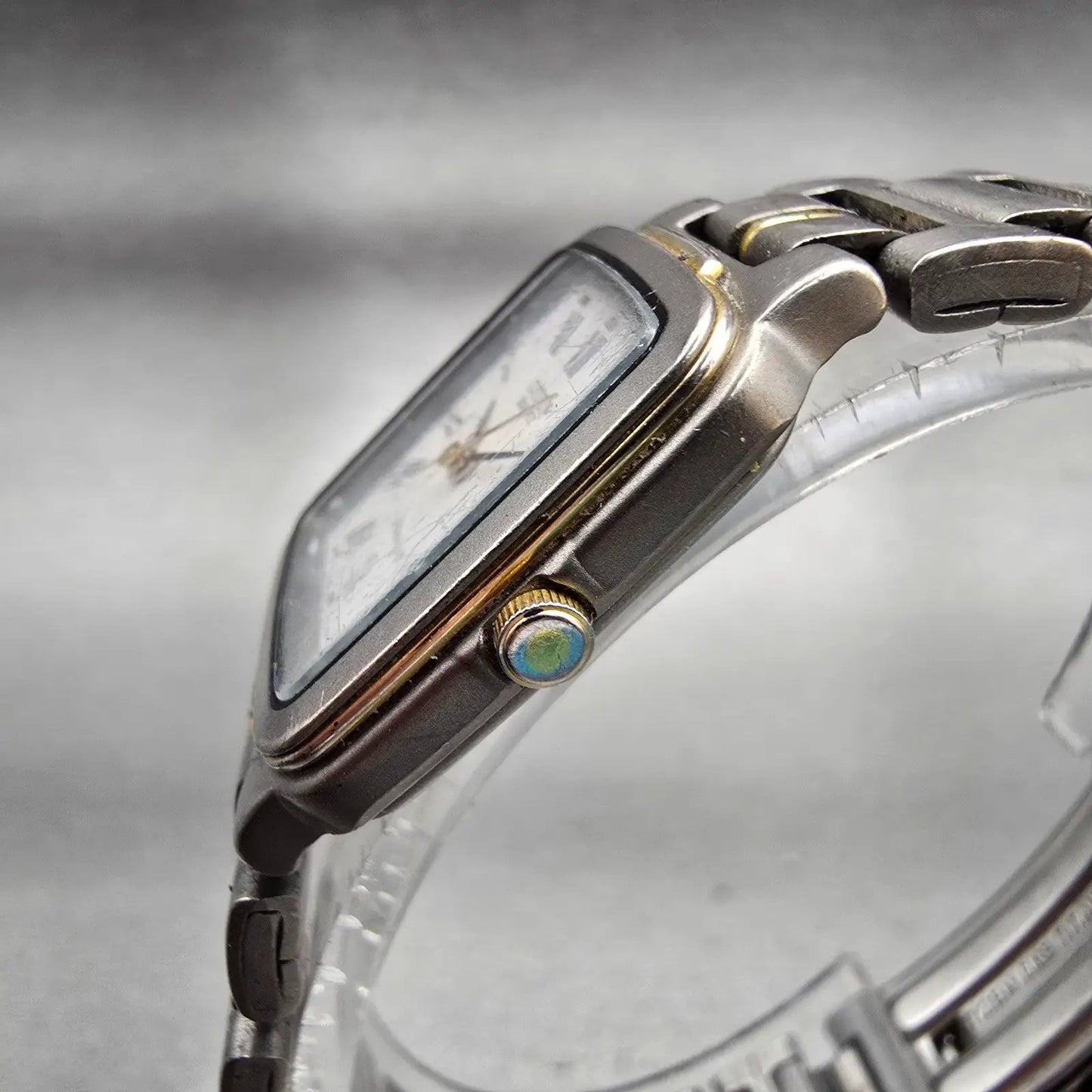Citizen Tank Watch Women 22mm White Dial Titanium Rectangle 5431-F42341 New Batt2