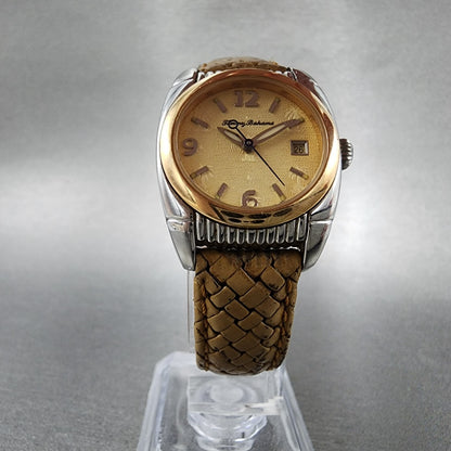 Tommy Bahama Watch Women 25mm Cream Dial Two Tone Round TB2038 New Battery5
