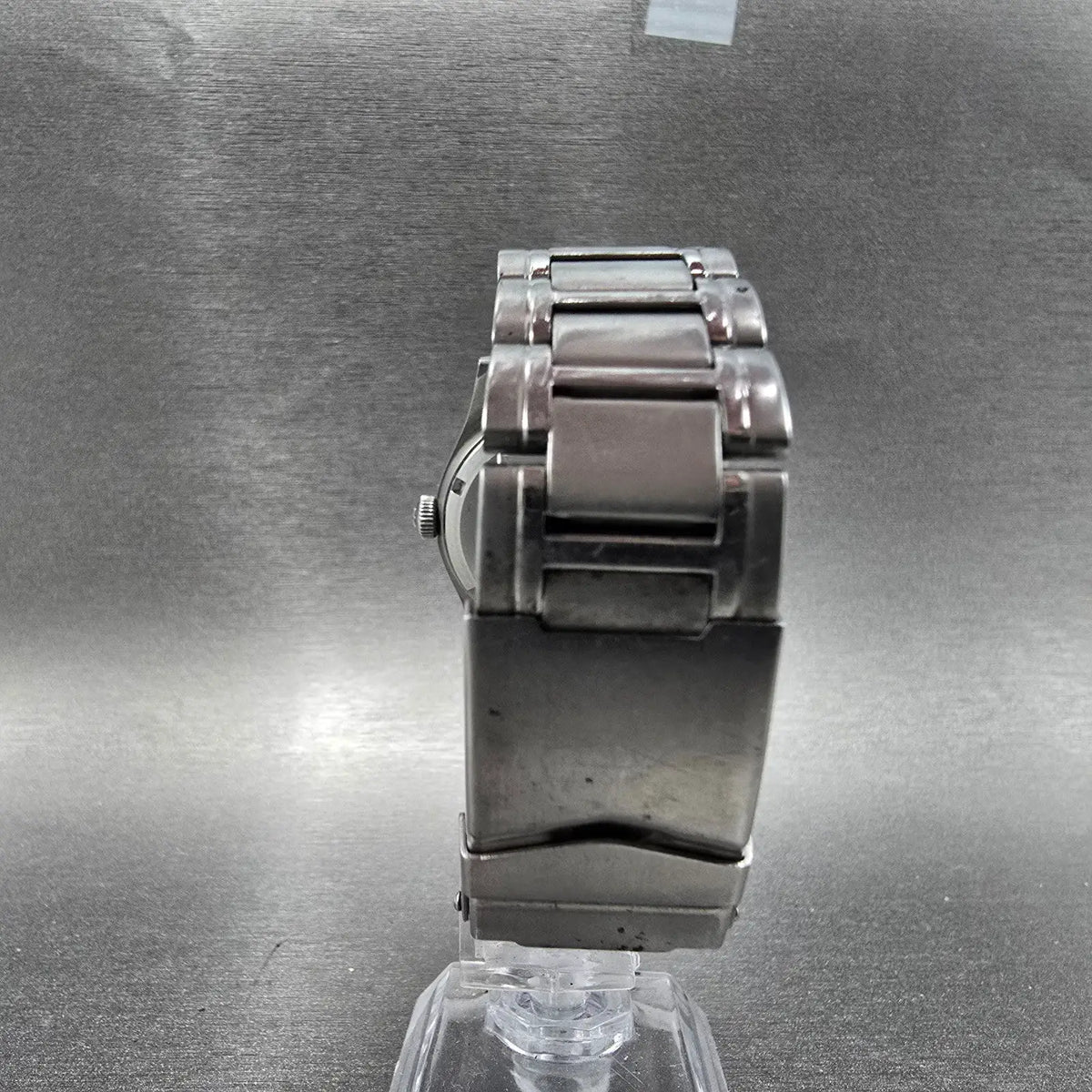 Hamilton Khaki REI Watch Men 33mm Black Dial Steel Date Round 921980 New Battery7