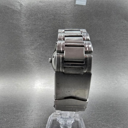 Hamilton Khaki REI Watch Men 33mm Black Dial Steel Date Round 921980 New Battery7