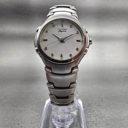 Citizen Elegance Watch Women 25mm Silver Dial Silver Tone 5930-S66161 New Batt5
