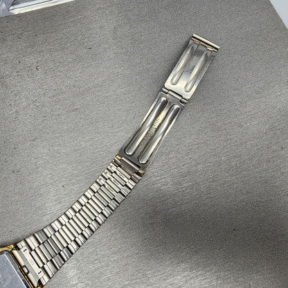 Seiko Analog Digital Watch Men 29mm Champagne Dial Gold Tone H2495149 PARTS9