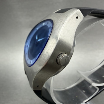 Fossil Big Tic Watch Women 32mm Blue Dial Silver Tone Round JR-7955 New Battery2