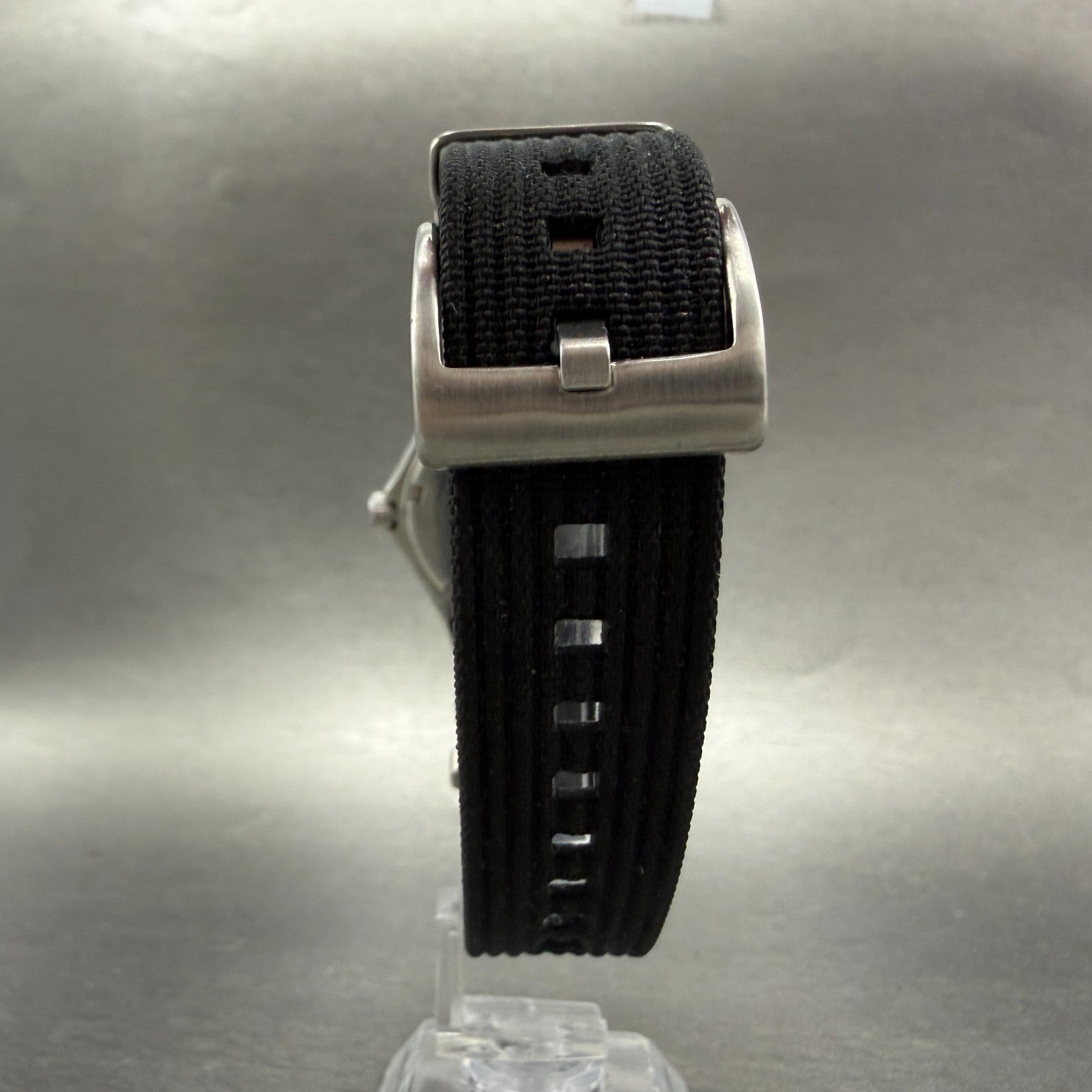 Seiko SilverWave Dive Watch Men 35mm Black Dial Silver Tone 6030-6000 NewBattery8