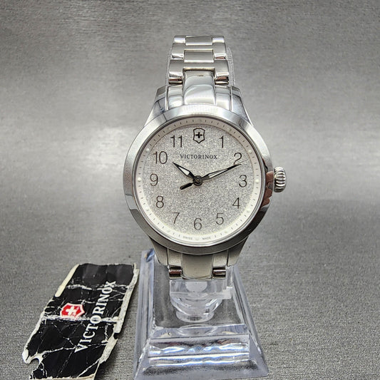 Victorinox Alliance XS Watch Women 28mm White Dial Stainless Steel Round 2418400