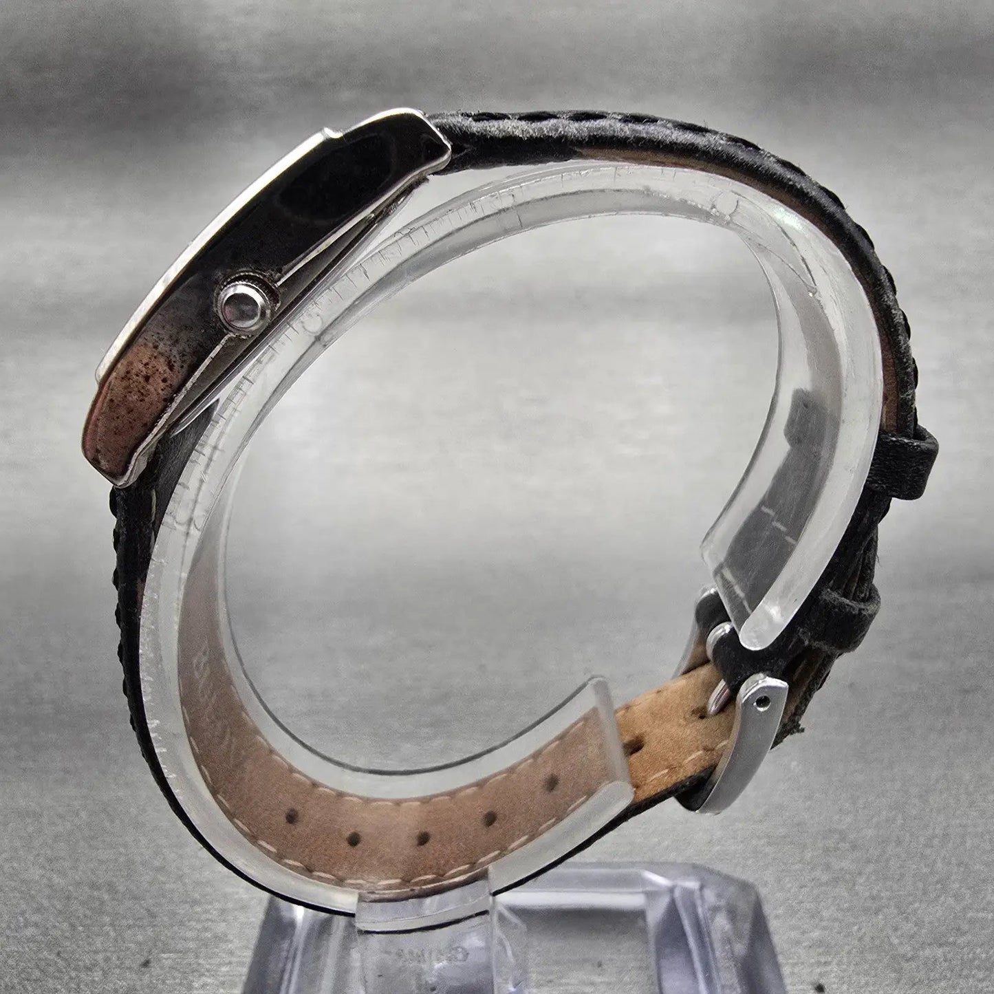 Bulova Watch Women 20mm White Dial Silver Tone Date Rectangle 96M19 New Battery6