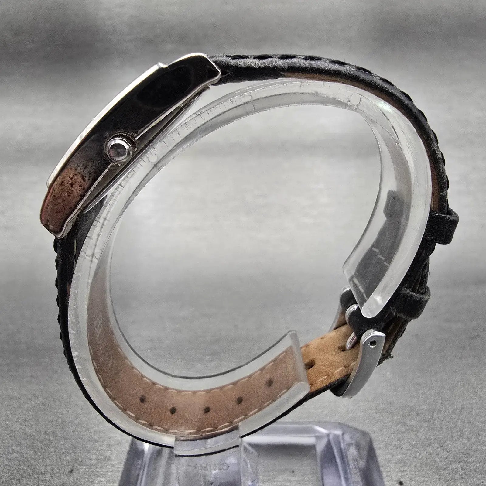 Bulova Watch Women 20mm White Dial Silver Tone Date Rectangle 96M19 New Battery6