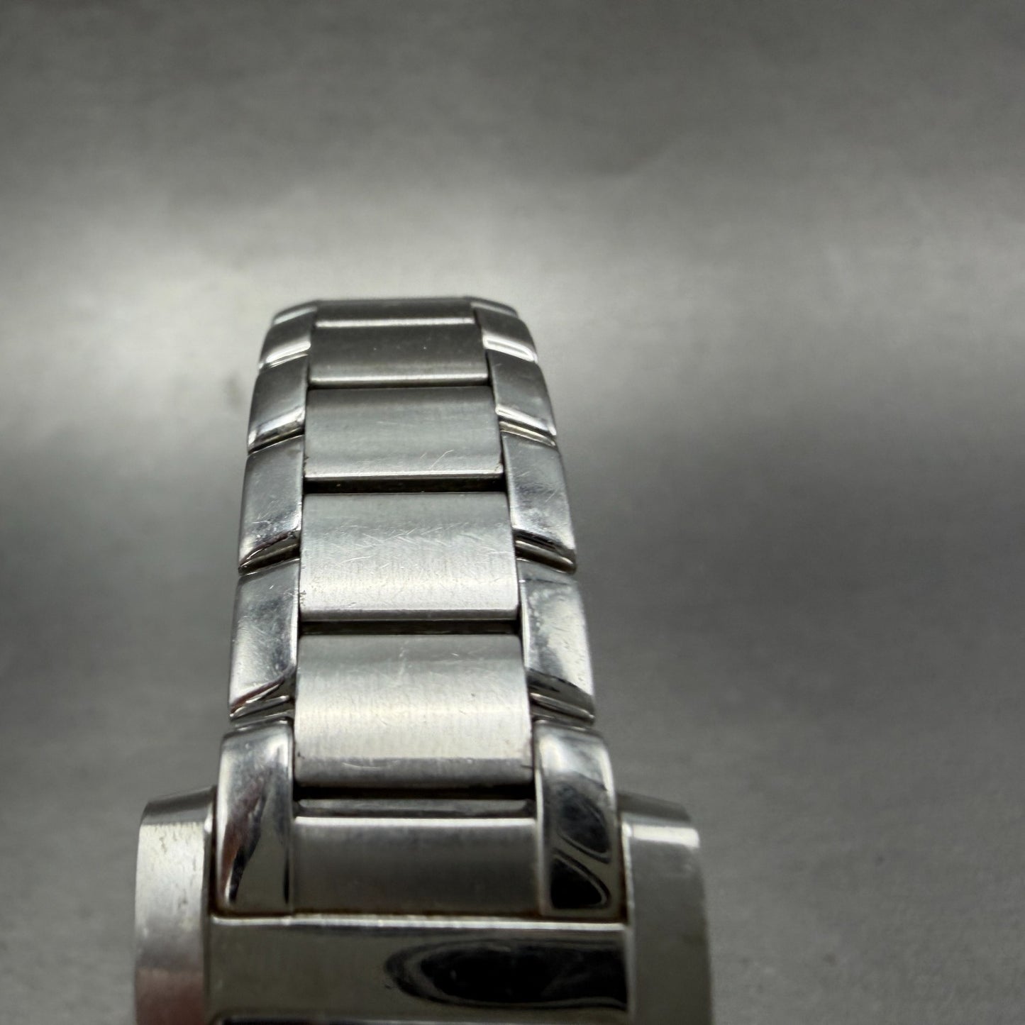 ESQ Tank Watch Women 21mm Blue Dial Silver Tone Small Seconds E5298 New Battery4