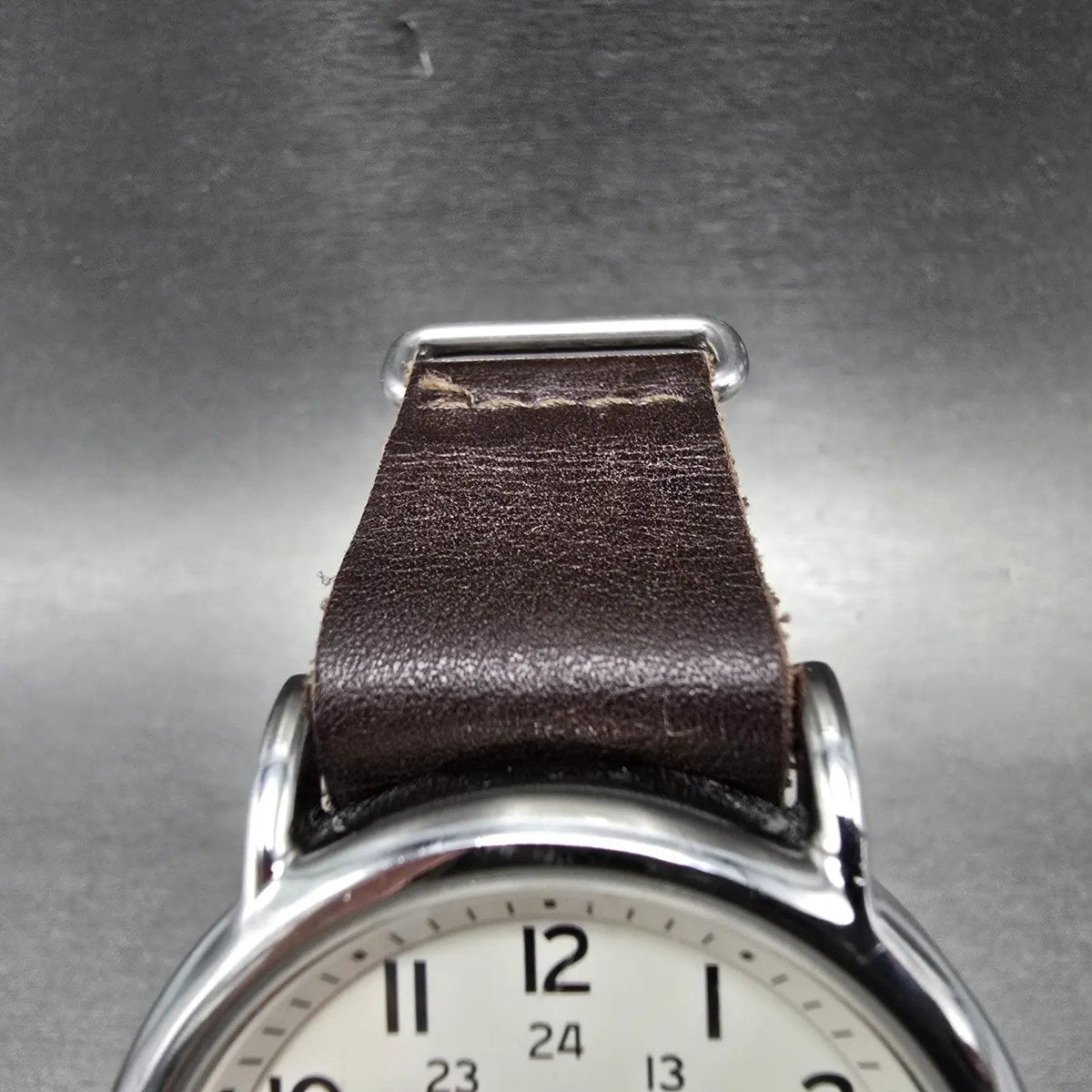 Timex Weekender Watch Men 38mm White Dial Silver Round New Battery T2N8934