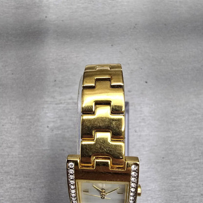 Citizen Watch Women 20mm MOP Dial Gold Tone Gemmed 5930-S99043 New Battery4