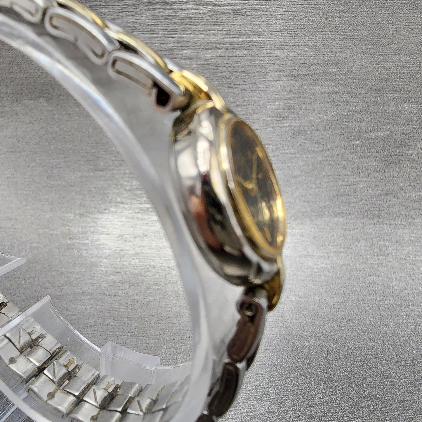 Citizen Watch Women 18mm Black Dial Two Tone Round 5920S49551 New Battery3