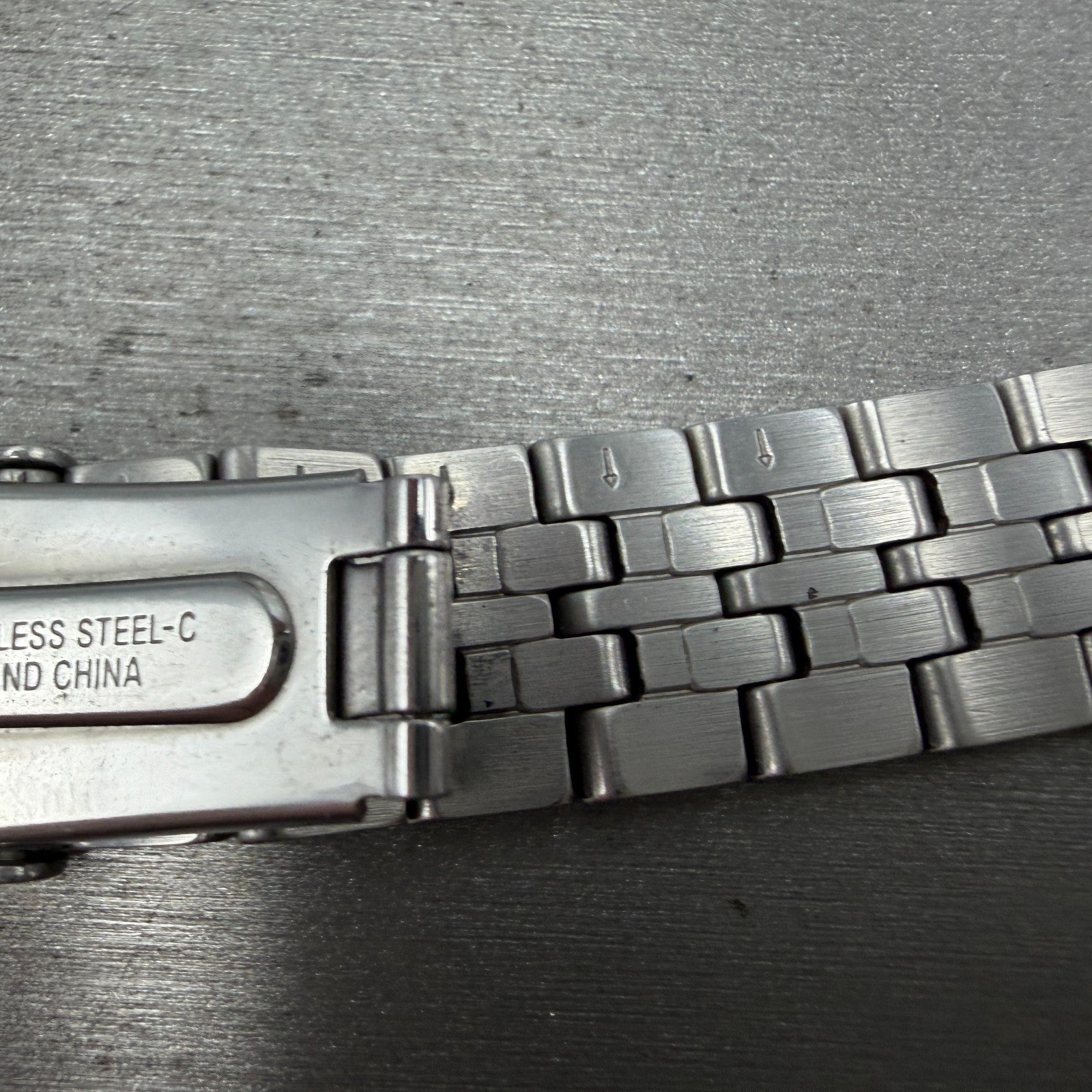 Seiko Bracelet 18mm Two Tone Stainless Steel 4A4K1C1 Tri-Folding Clasp12