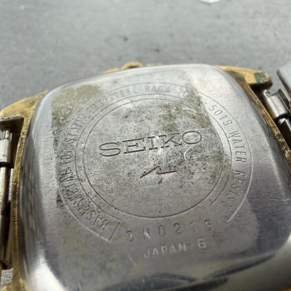 Seiko Automatic Watch Men 38mm Red Dial Gold Daydate 7006-5019 Runs Vintage9