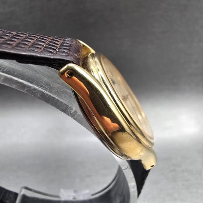 Seiko Moon Phase Watch Women 26mm Champagne Dial Gold Tone Date 4K24-0019 NewBat3