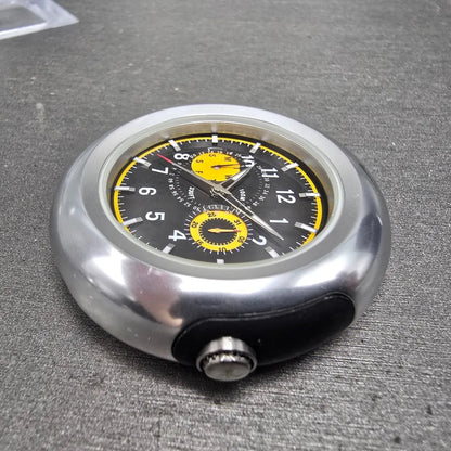 Nike Oregon Chronograph Watch Men 45mm Black Dial Silver Tone Round Sample PARTS6