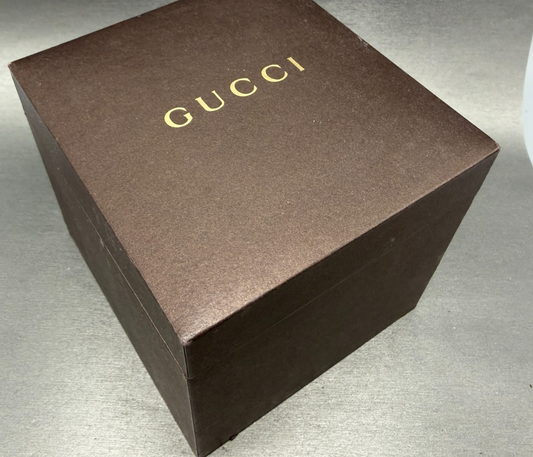 Gucci Watch Box Presentation Brown Cardboard Display Gift MISSING INSERT0