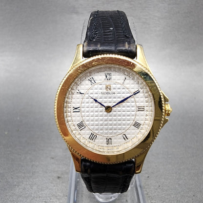Citizen Noblia Watch Women 24mm White Dial Gold Tone Round READ!!! 4420E410490